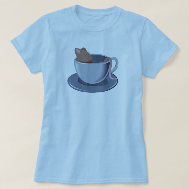 Dormouse (mit Text) T-Shirt (Design vorne)