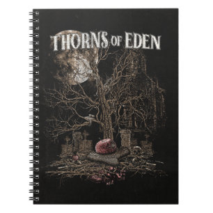 Dornen von Eden - Gothic Streetwear Design Notizblock