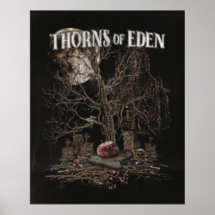 Dornen von Eden - Gothic Streetwear Design Poster