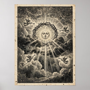 Dornenkrone des Morgengrauen Drucks — Gotische Hol Poster