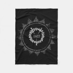 Dornenkrone Jesus Christus Inri Ostern Kruzifix Fleecedecke