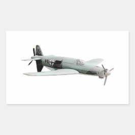 Dornier 335 Flugzeug Rechteckiger Aufkleber