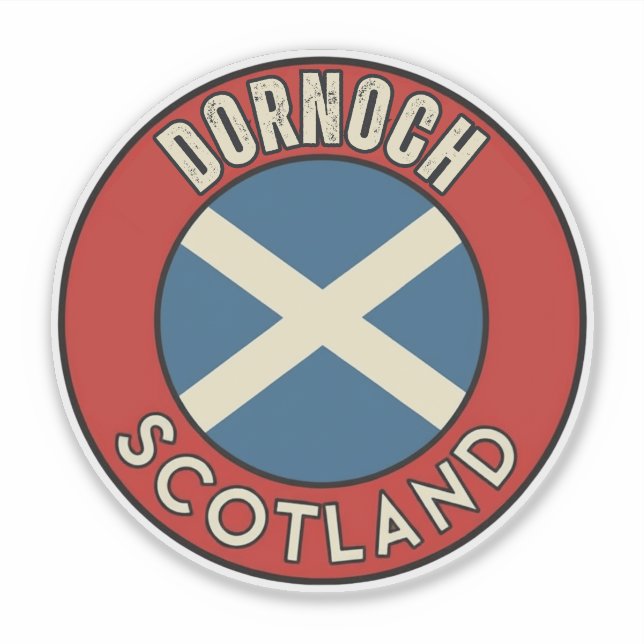 Dornoch, Schottland Aufkleber (Vorderseite)