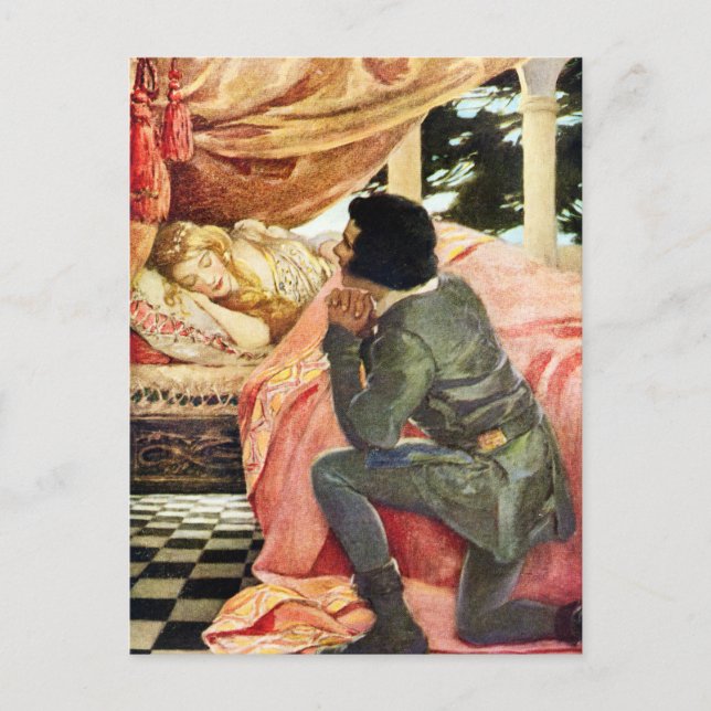 Dornröschen Postkarte (Vorderseite)