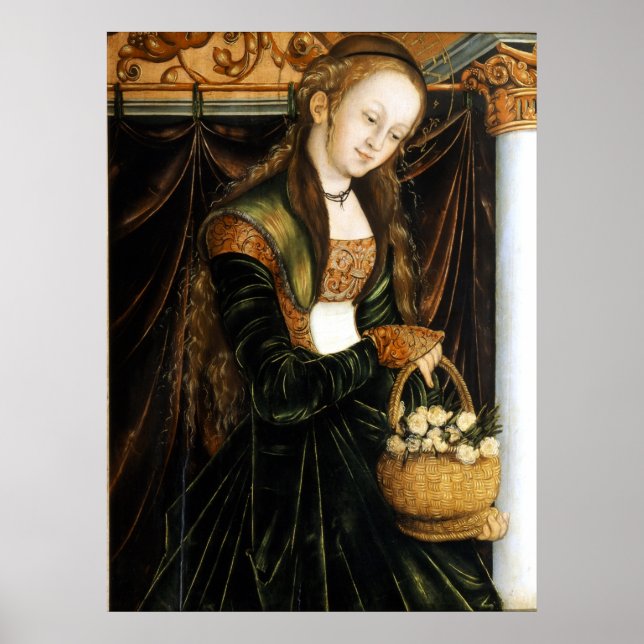 Dorothea - Cranach the Elder - c1530 Poster (Vorne)