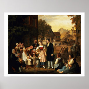 Dorotheas Abschied, von Goethes Hermann und Do Poster