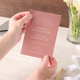 Dorothy Coral Pink Elegante Wedding