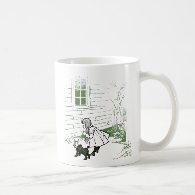 Dorothy landet auf der verheerten Hexe des Westens Kaffeetasse (Rechts)