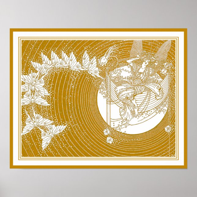 Dorothy Lathrop: Schiff der Träume Feendarstellung Poster (Vorne)