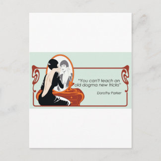 Dorothy Parker Quote Postkarte