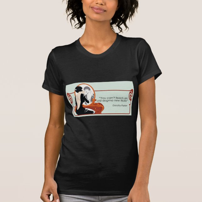Dorothy Parker-Zitat T-Shirt (Vorderseite)