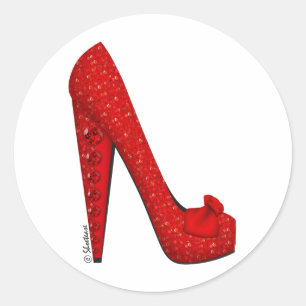 Dorothy-Rubin-Pumpe Runder Aufkleber