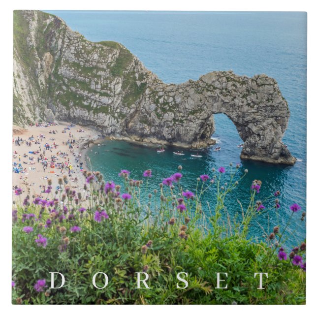 Dorset Durdle Door View Keramik Fliesen (Vorderseite)