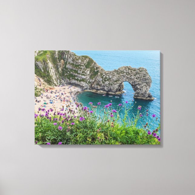 Dorset Durdle Door View Leinwand drucken (Vorderseite)