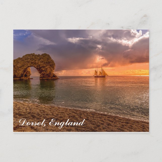 Dorset England Durdle Door Travel Foto Postkarte (Vorderseite)