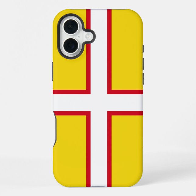 Dorset-Flagge iPhone 16 Plus Hülle (Rückseite)