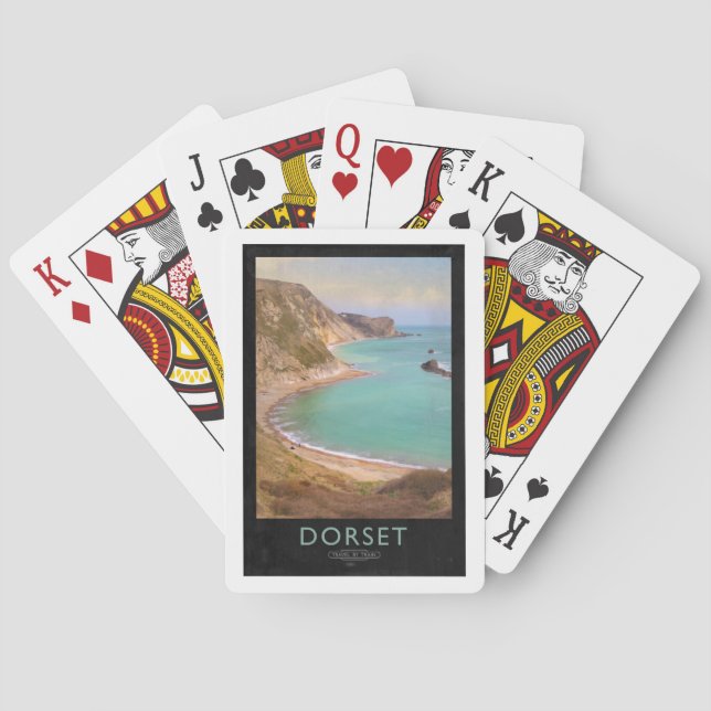 Dorset Railway Poster Spielkarten (Rückseite)