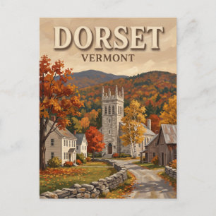 Dorset Vermont Postkarte