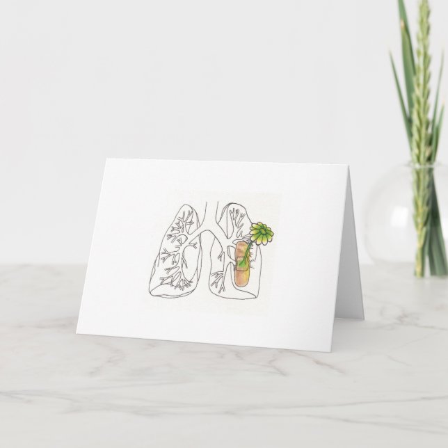 dort dort Lungen Karte (Vorderseite)