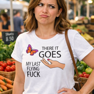 Dort geht es, mein letzter fliegender Fk lustiger Tri-Blend Shirt
