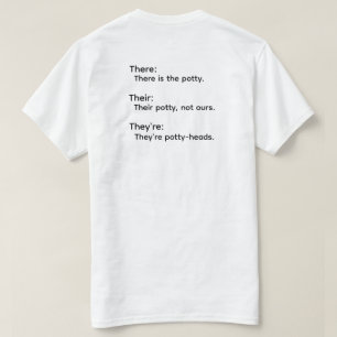Dort Ihr Sie Grammatik T-Shirt