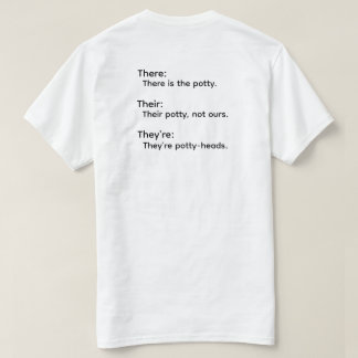 Dort Ihr Sie Grammatik T-Shirt