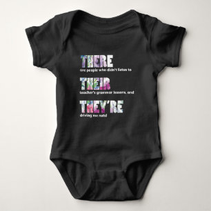 Dort ihr sind sie lustige T-Shirt englische Baby Strampler