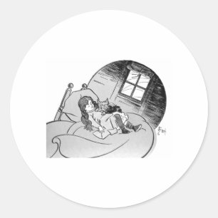 Dorthy u. Toto Runder Aufkleber