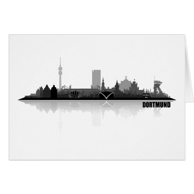 Dortmund City Skyline (Vorderseite (Horizontal))