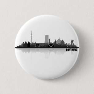 Dortmund City Skyline Button
