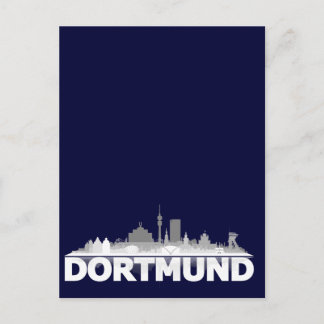 Dortmund City Skyline Postkarte