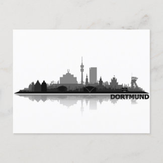 Dortmund City Skyline - Postkarte