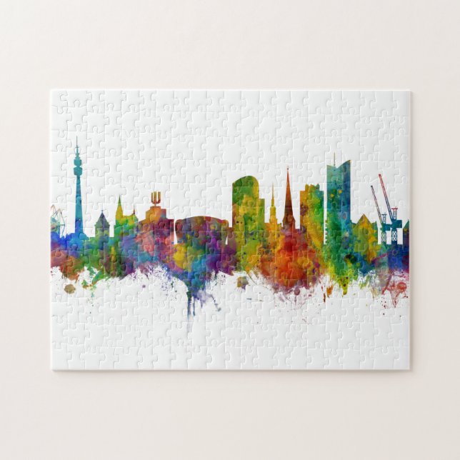 Dortmund Deutschland Skyline (Horizontal)