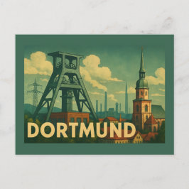 Dortmund Germany City Art Postkarte