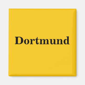 Dortmund Schild Gold - Gleb - Magnet