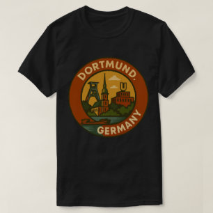 Dortmunder deutsches Stadtemblem T-Shirt