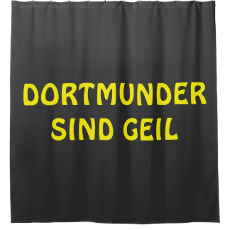 Dortmunder sind geil Design Duschvorhang