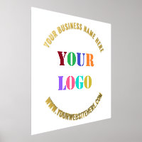 Impressions de texte du logo de l'entreprise perso