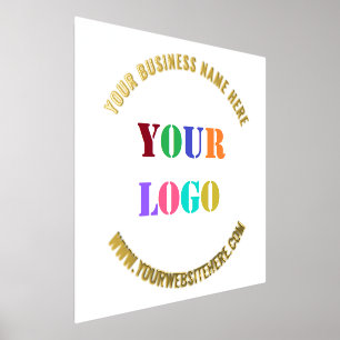 Dorure Impressions de texte du logo de l'entreprise perso