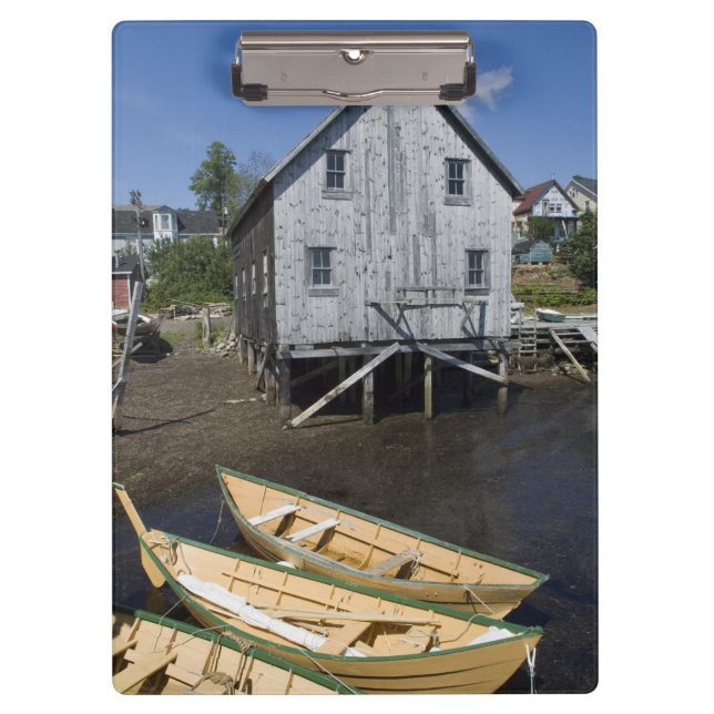 Dory builder,Lunenburg, Nova Scotia, Kanada Klemmbrett (Vorderseite)