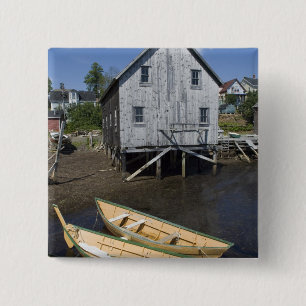 Dory Erbauer, Lunenburg, Nova Scotia, Kanada Button