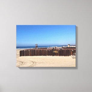 Dory Fishing Fleet, Newport Beach, Kalifornien Leinwanddruck