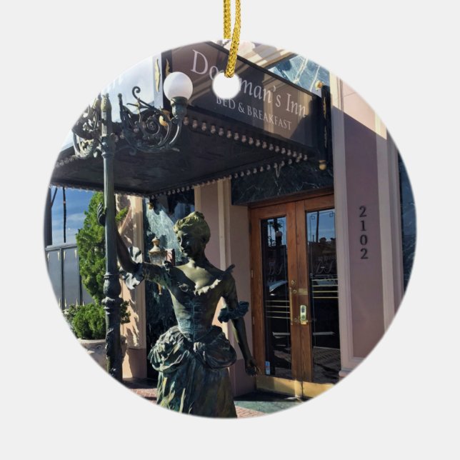 Doryman's Inn, Newport Beach, Kalifornien Keramik Ornament (Vorne)