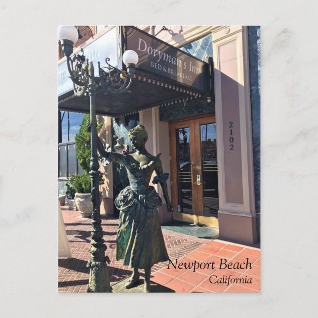 Doryman's Inn, Newport Beach, Kalifornien Postkarte (Vorderseite)