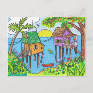 Dos Casas Postcard Postkarte