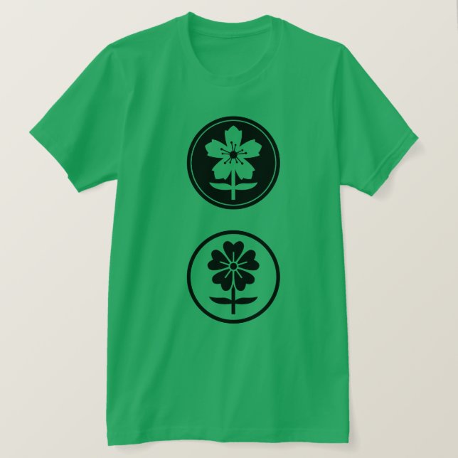 dos flores T - Shirt (Design vorne)