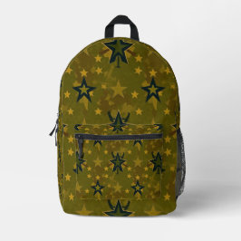 Dos Imprimé Camouflage étoilé Imprimer Couper Sac À Coudre