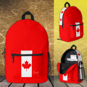 Dos Imprimé Canada, sac à dos, drapeau canadien / patriotique