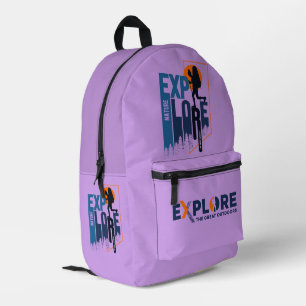 Dos Imprimé Exploration de la nature Sac à coudre et imprime