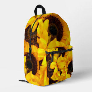 Dos Imprimé Fleurs Jaunes Imprimer Couper Sac À Coudre